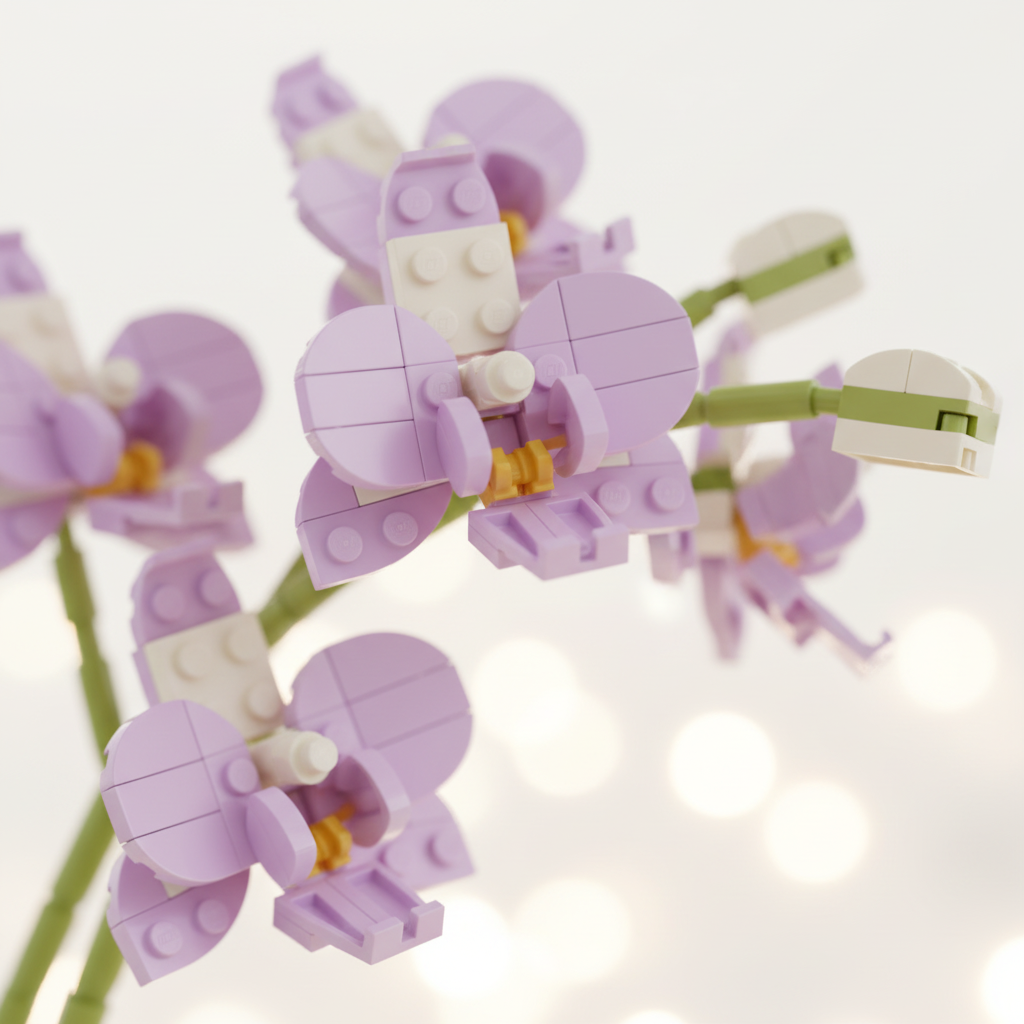 Mon Bubu Kawaii – Blocs de Construction Fleurs en Pot – Coffret Cadeau