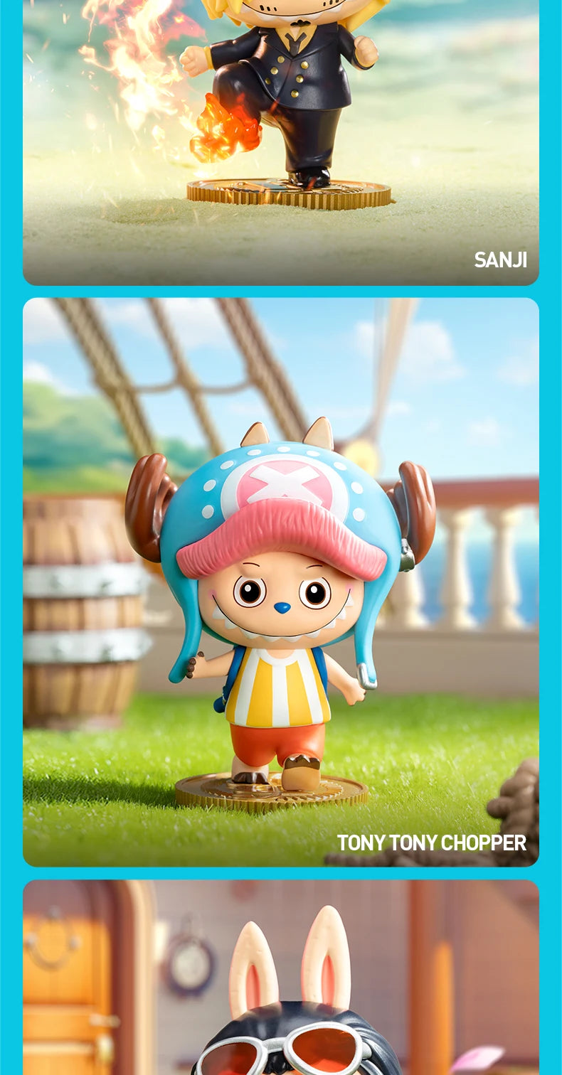 POP MART THE MONSTERS X One Piece Series Blind Box Toys Kawaii Anime Figure Surprise Mystery Box Dolls Girls Gift