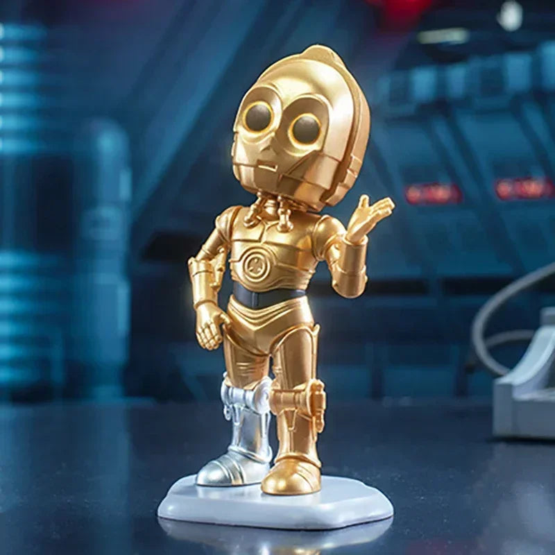 POP MART Star Wars série boîte aveugle devinez sac boîte mystère jouets poupée mignon Anime Figure ornements cadeau