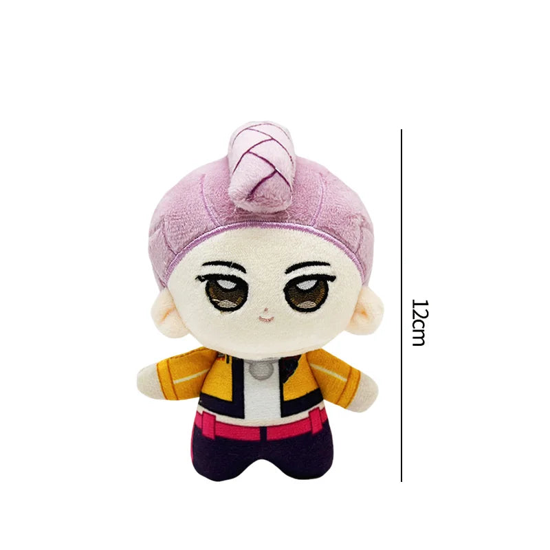 K-pop Demon Hunters Plush Keychain Doll Zoey Rumi Saja Boys K-pop Girl Group Keychain Students Backpack Hanging Pendant Fans Gift
