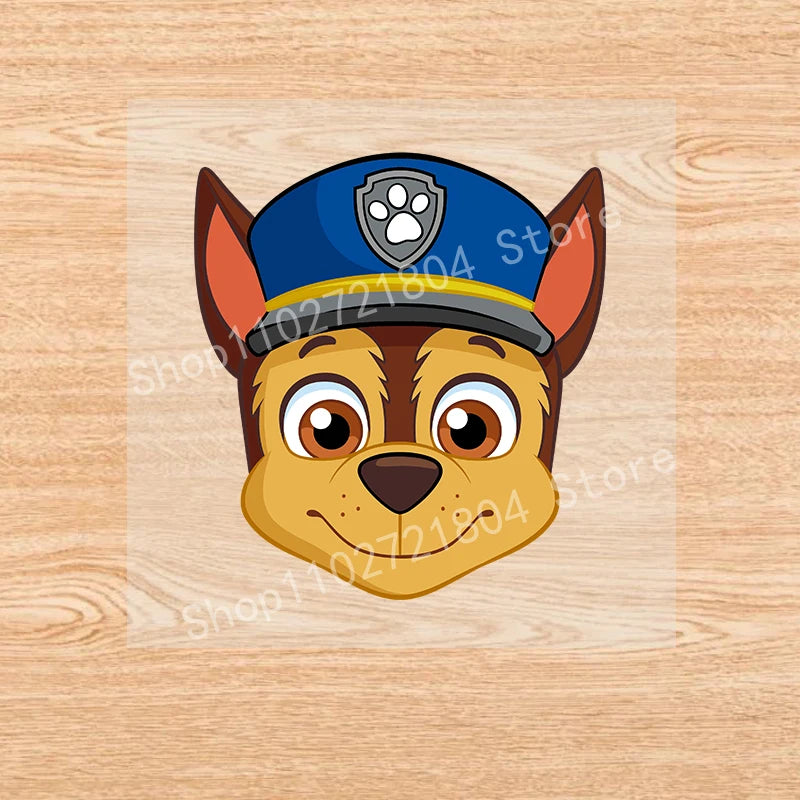 PAW Patrol Patchs Thermocollants Kawaii Transferts Chauds