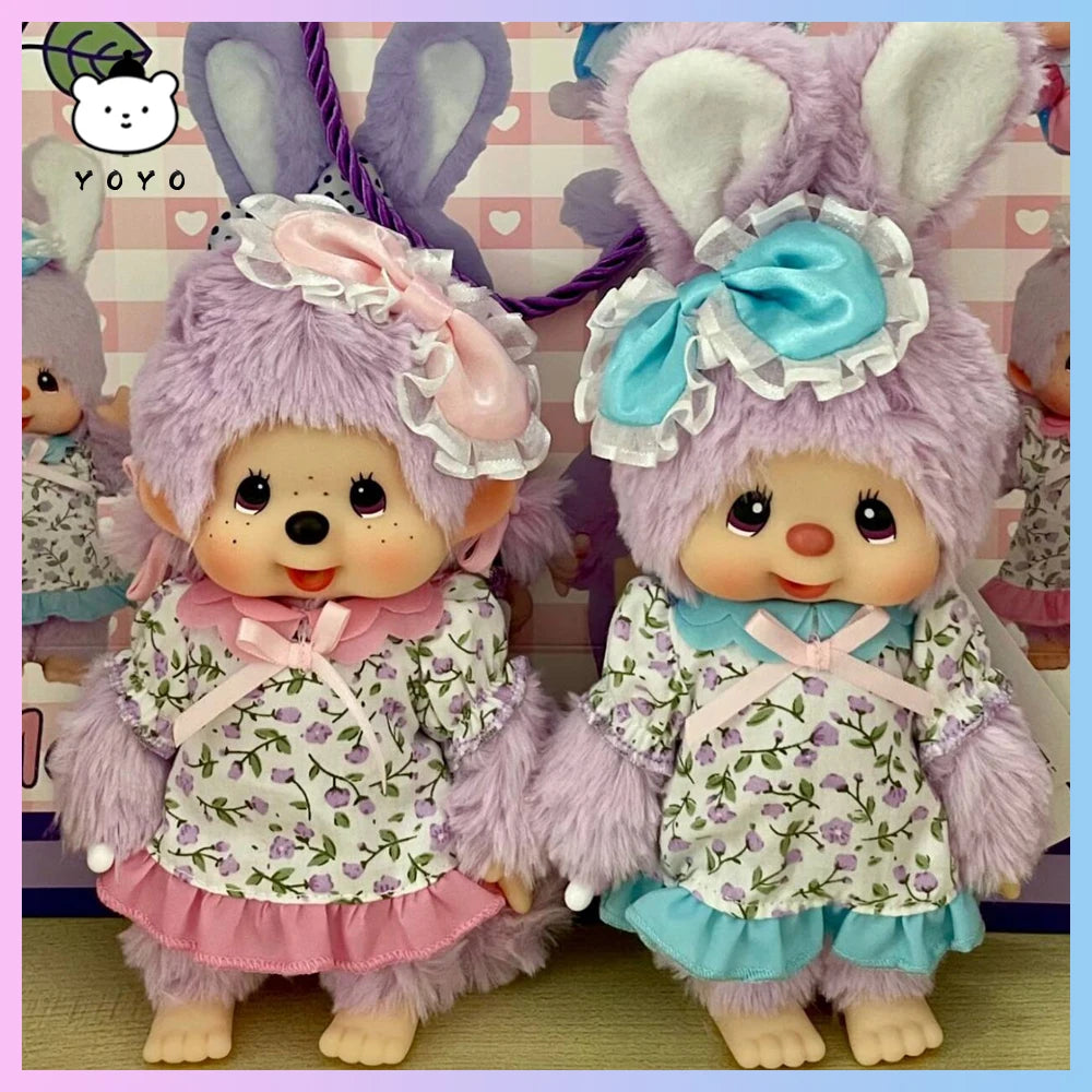 Porte-clés Monchhichi Secret Garden – Poupée Kawaii en Peluche