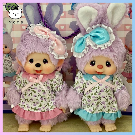 Porte-clés Monchhichi Secret Garden – Poupée Kawaii en Peluche
