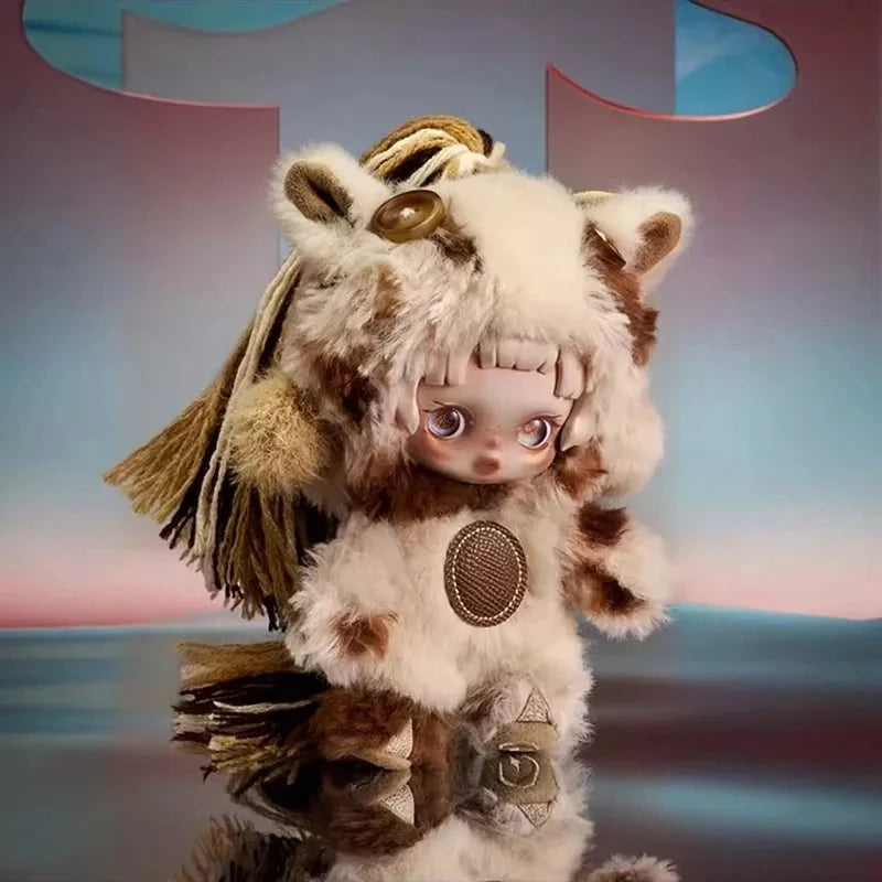 POP MART Have A Good Run Series - Porte clé Peluche Blind Box