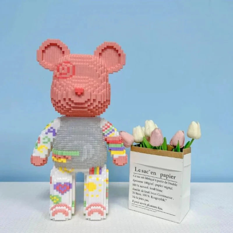 Bearbrick Teddy Géant En Briques Design Édition Limité by Mon Labubu