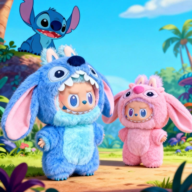 Ensemble de vêtements Stitch pour Labubu 17 cm