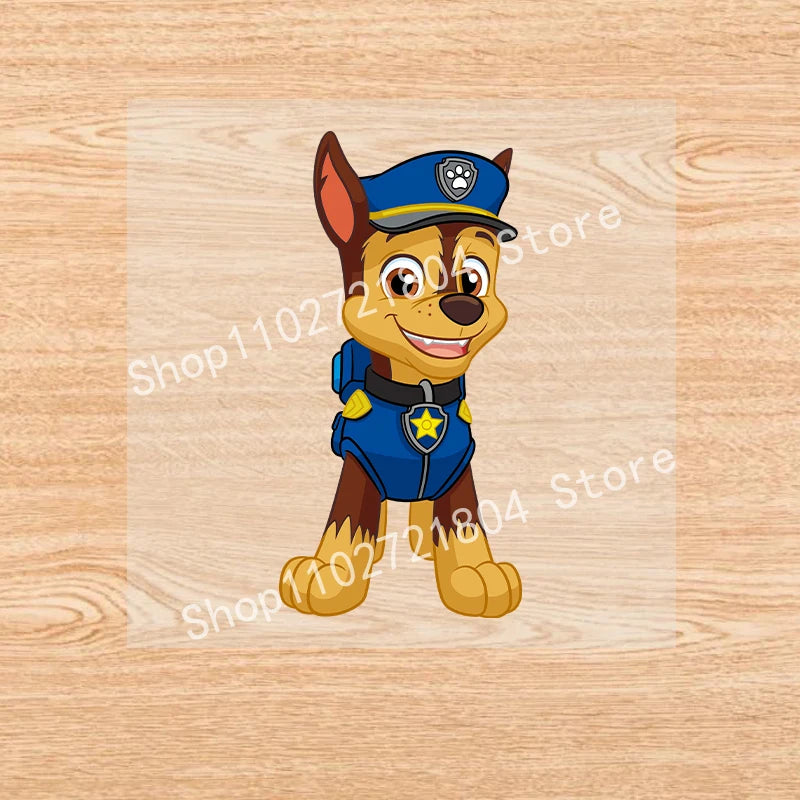 PAW Patrol Patchs Thermocollants Kawaii Transferts Chauds