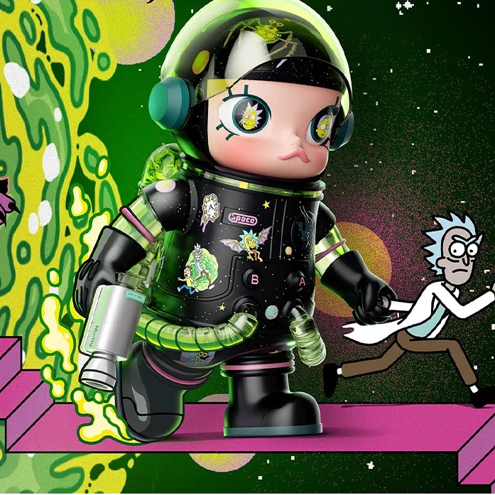 POP MART MEGA SPACE MOLLY 400% Rick and Morty – Figurine PVC