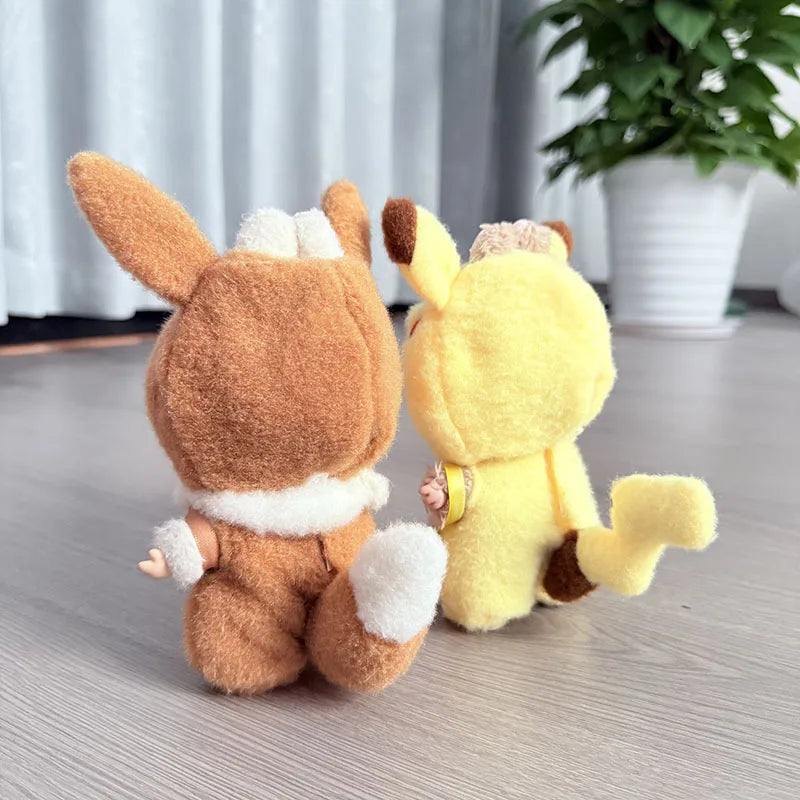 Labubu Ensemble Costume Quatre Styles Pikachu Échelle 1 sur 12