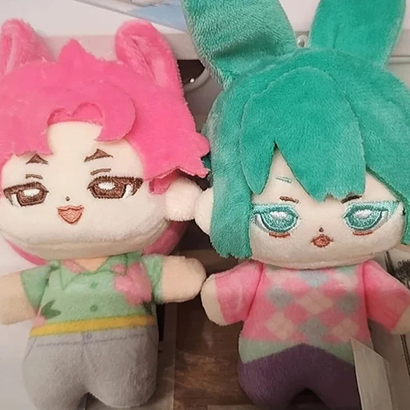 K-pop Demon Hunters Plush Keychain Doll Zoey Rumi Saja Boys K-pop Girl Group Keychain Students Backpack Hanging Pendant Fans Gift