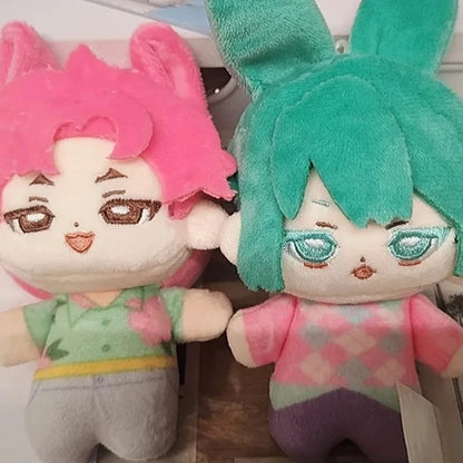 K-pop Demon Hunters Plush Keychain Doll Zoey Rumi Saja Boys K-pop Girl Group Keychain Students Backpack Hanging Pendant Fans Gift