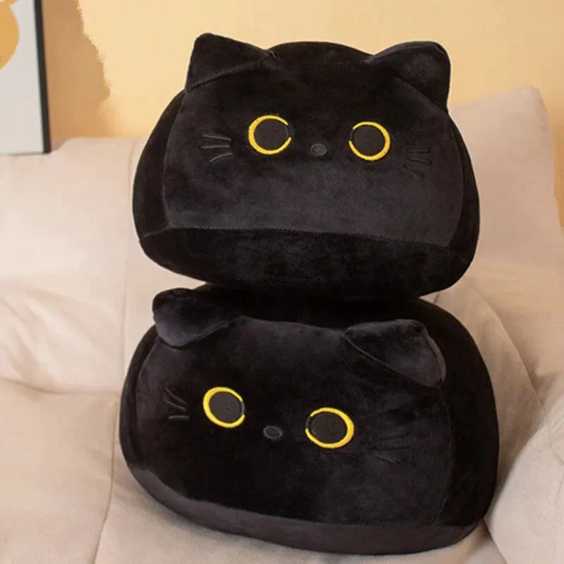 Coussin peluche chat elfe