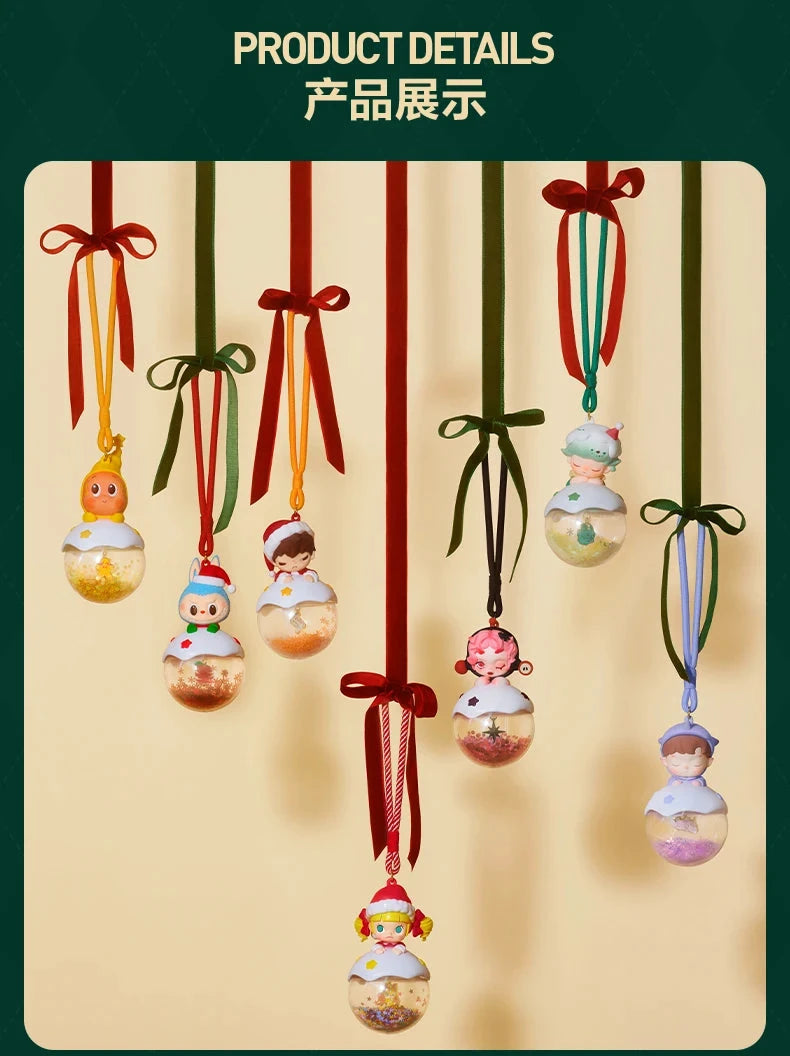 Pop Mart Apple Of My Eye Light-Up Christmas Decoration with Deep Red Ribbon