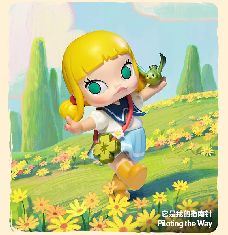 POP MART main dans la main série boîte aveugle jouets Kawaii Anime figurine Surprise boîte mystère poupées filles cadeau