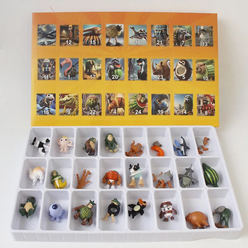 Brainrot Italien Calendrier Avent Acryliques Figurines Exclu by Mon Labubu