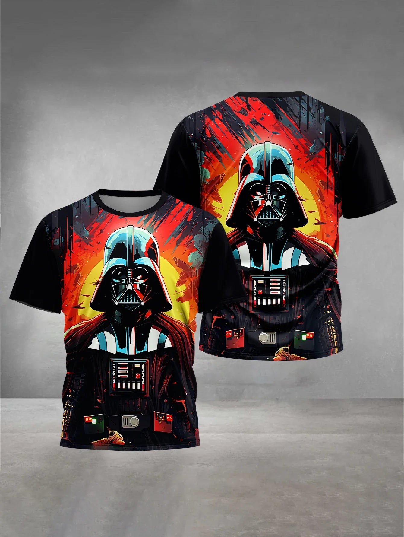 Vêtements d'extérieur pour bébés de 5 à 14 ans, imprimés en 3D, pour mandaliens w-wars, T-Shirt pour enfants, garçons et filles