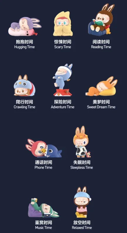 POP MART LABUBU Les Monsters 1:00 A.M. – Figurines