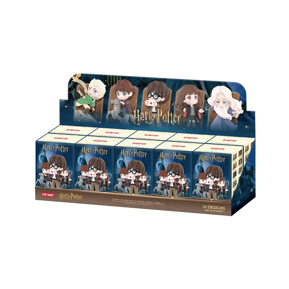 POPMART Harry Potter Poudlard série biographique boîte aveugle devinez sac jouets originaux poupée mignon Anime Figure ornements cadeau