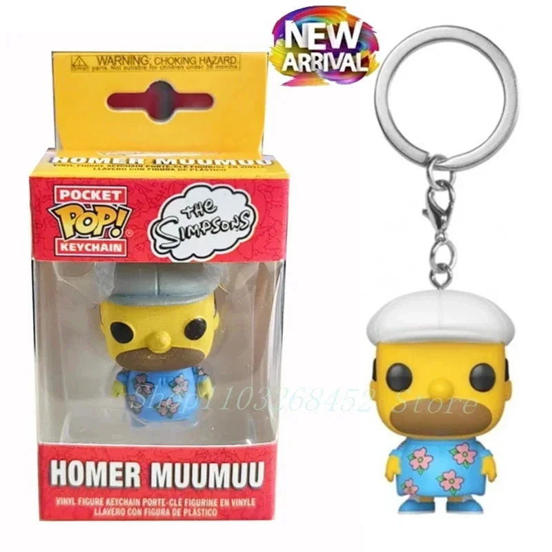Funko Homer Muumuu Keychain Miniature Collectible Figurine