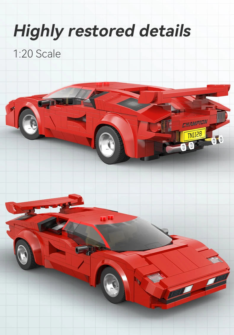 Cada 1:20 RC Voiture De Course En Blocs De Construction Ville Technologique Édition Limitée by Mon Labubu