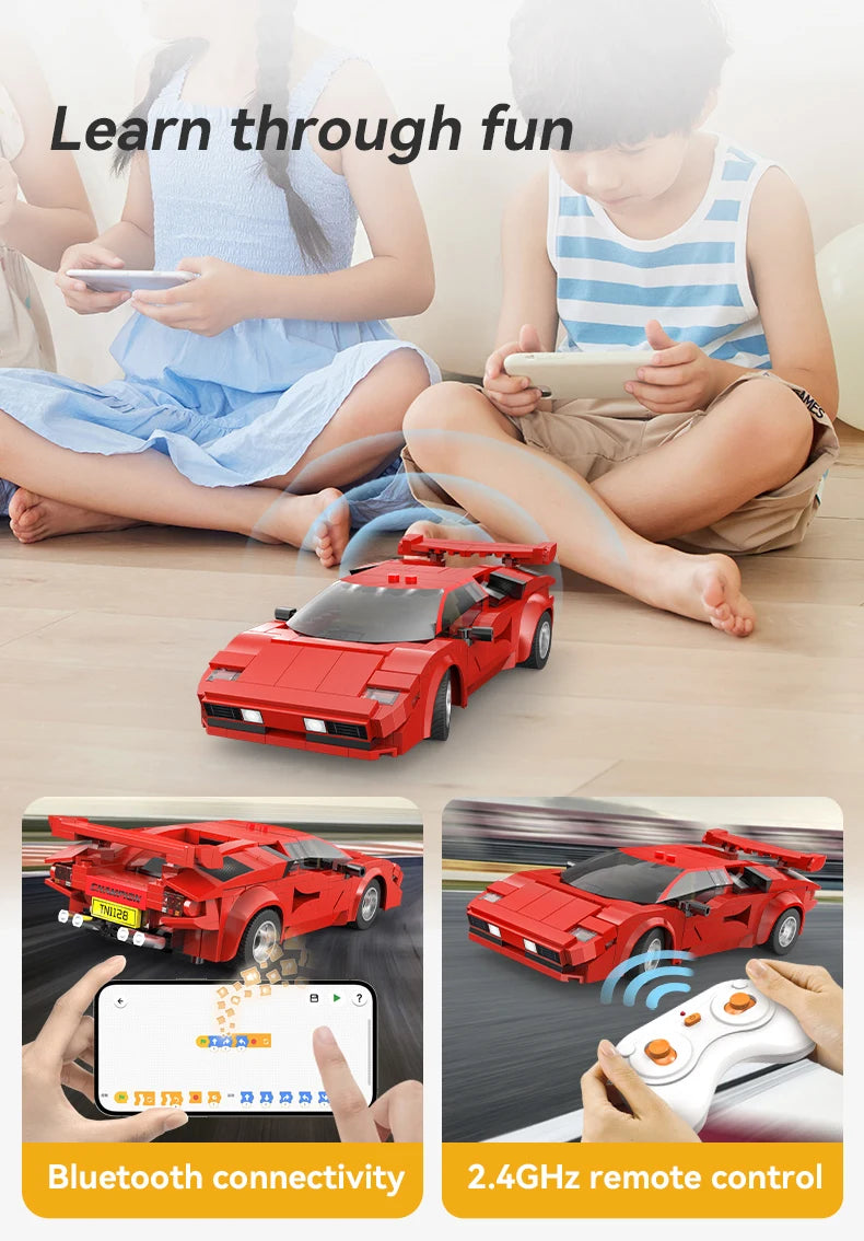 Cada 1:20 RC Voiture De Course En Blocs De Construction Ville Technologique Édition Limitée by Mon Labubu