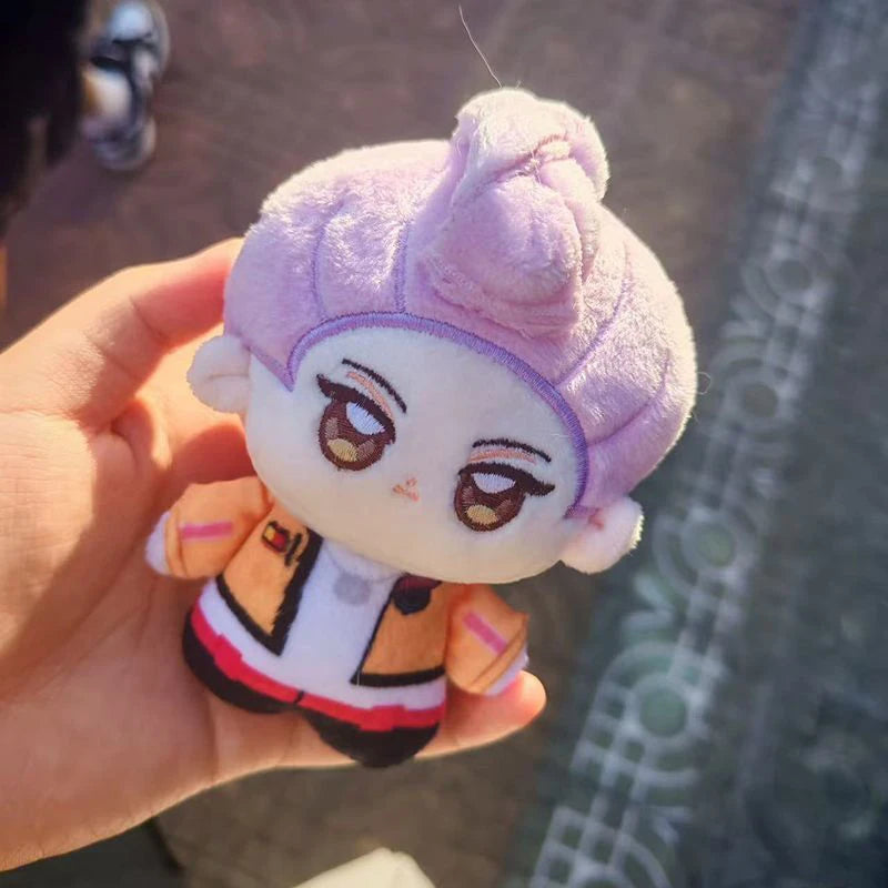 K-pop Demon Hunters Plush Keychain Doll Zoey Rumi Saja Boys K-pop Girl Group Keychain Students Backpack Hanging Pendant Fans Gift