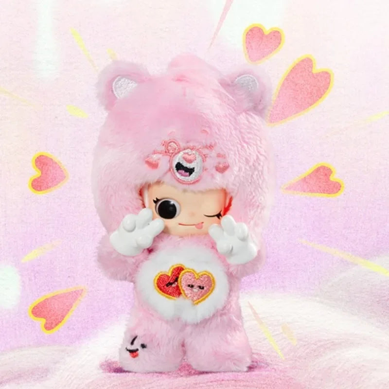 POPMART CareBears x Zsiga série boîte aveugle devinez sac décoration de bureau modèle mignon cadeau fille sac aveugle jouets Figure d'anime