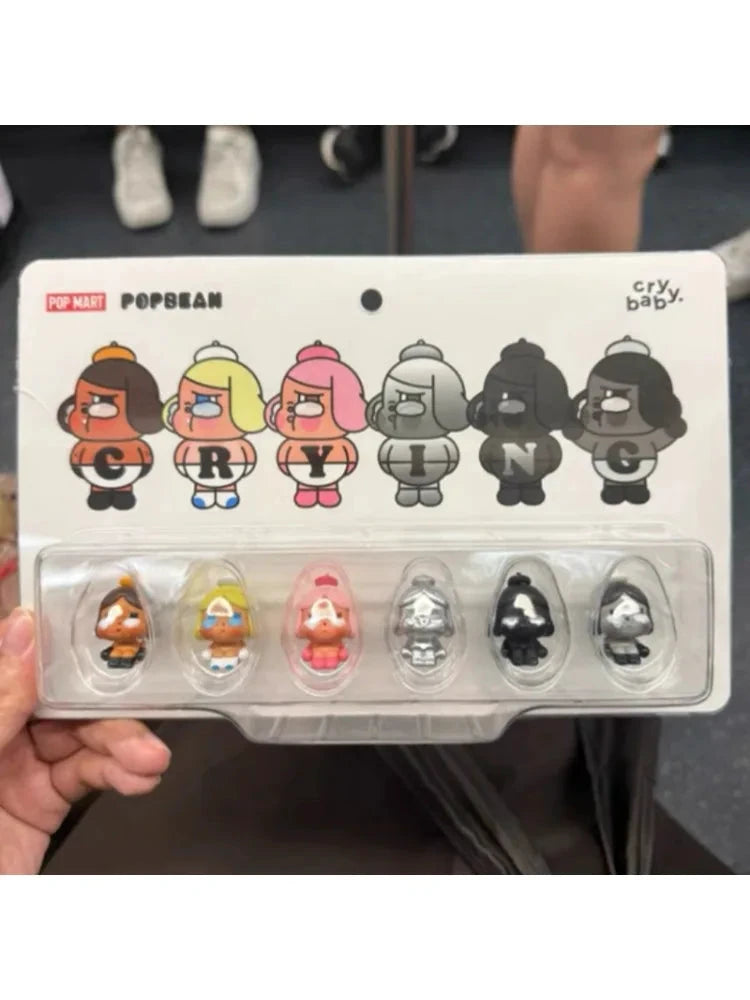 POP MART Crybaby Popbean Coconut King & Coconut Green Hanging Card