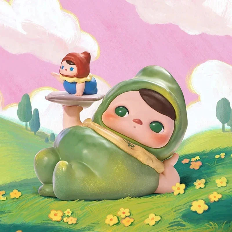 Pop Mart Figur Hand in Hand Blindbox PVC Kawaii