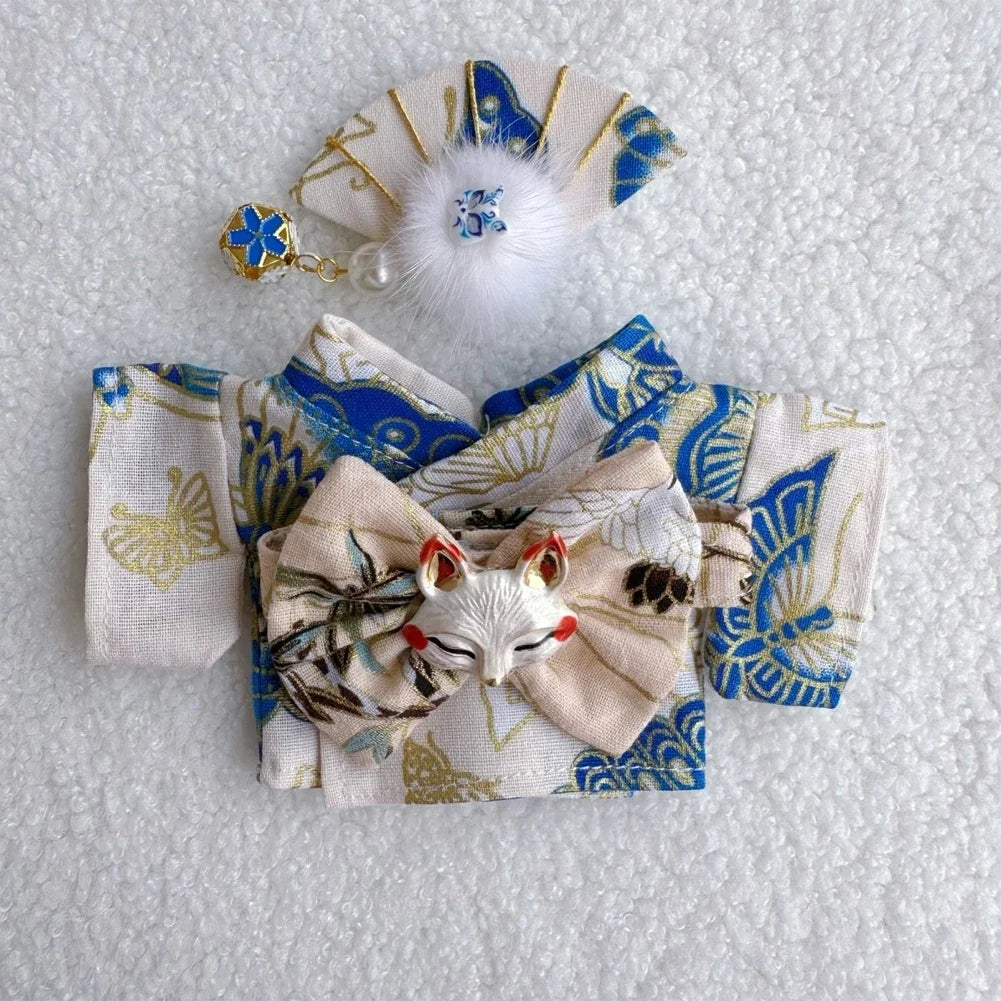 Costume Kimono Japonais pour Labubu  15-17 cm