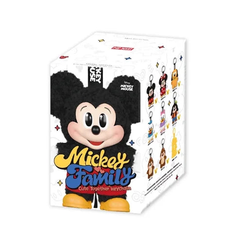 Pop Mart – Mickey Family Cute Together – Porte-Clé Peluche Blind Box