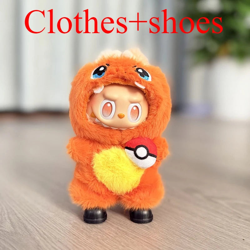 Labubu Ensemble Costume Quatre Styles Pikachu Échelle 1 sur 12