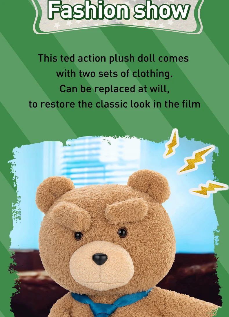 POP MART TED 2 Figurine Articulée TED Officielle 14+