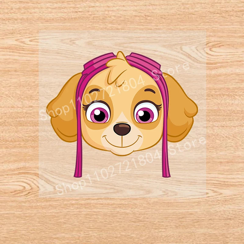 PAW Patrol Patchs Thermocollants Kawaii Transferts Chauds