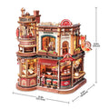 Dream Coffee Factory – Puzzle 3D en bois avec boîte à musique