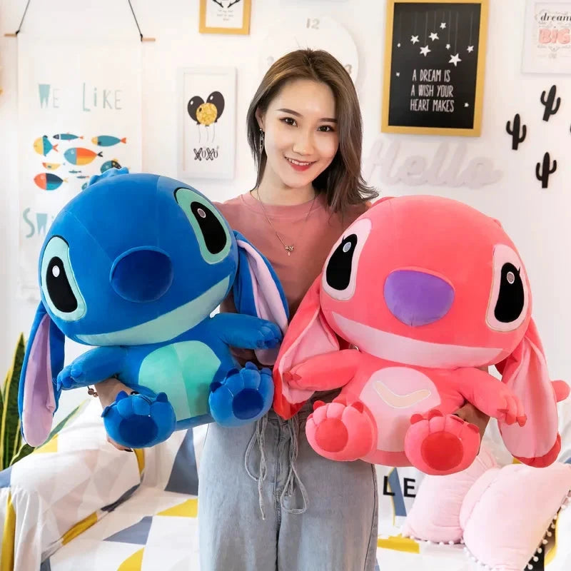 MINISO Peluche Géante Lilo et Stitch Couple 60 Cm Collection Ultra Douce Édition Limitée by Mon Labubu
