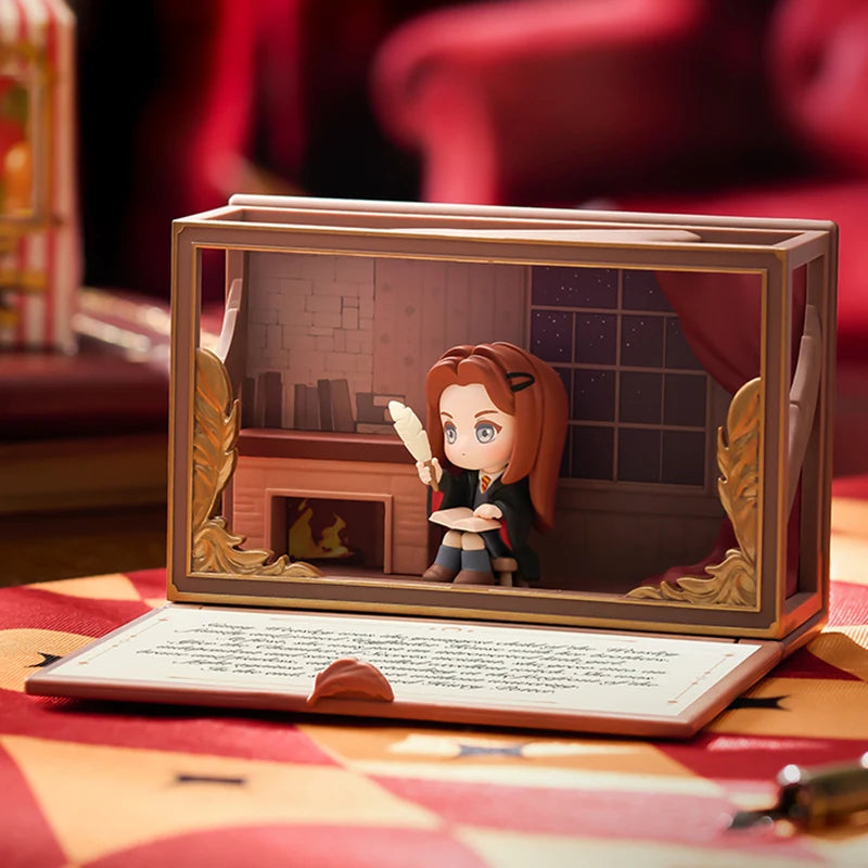 POPMART Harry Potter Poudlard série biographique boîte aveugle devinez sac jouets originaux poupée mignon Anime Figure ornements cadeau