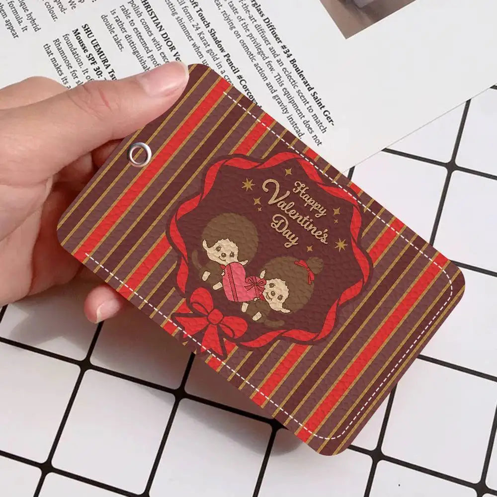 Monchhichi Porte-cartes avec Porte-clés