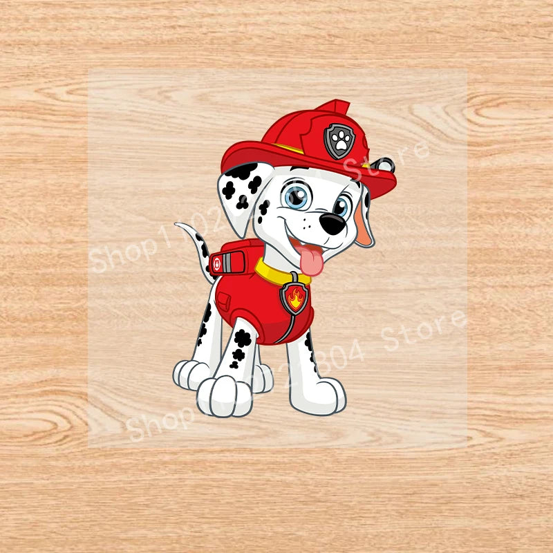 PAW Patrol Patchs Thermocollants Kawaii Transferts Chauds