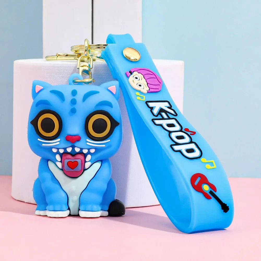 Miniso Demon Hunter Silikon-Vinyl-Schlüsselanhänger für Tasche oder Auto