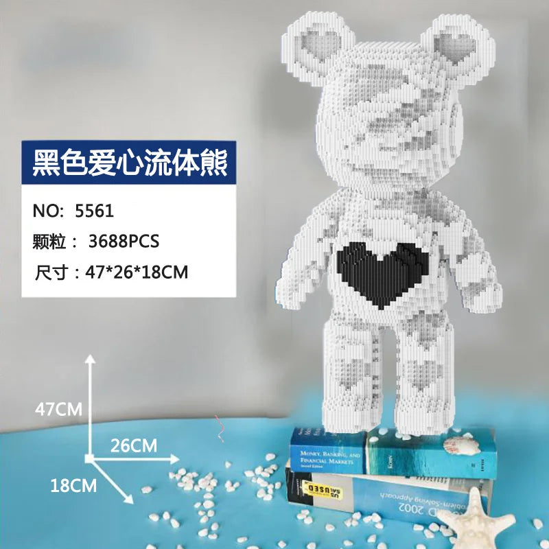 Bearbrick Teddy Géant En Briques Design Édition Limité by Mon Labubu