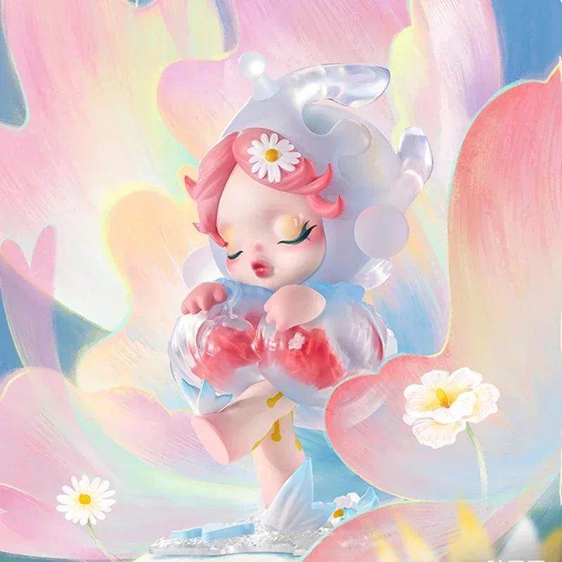 POP MART main dans la main série boîte aveugle jouets Kawaii Anime figurine Surprise boîte mystère poupées filles cadeau