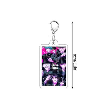 Porte-clés esthétique pour sac Kpop, chasseur de démons, tigre, fournitures de fête, Badge pour Fans, cadeaux de fête