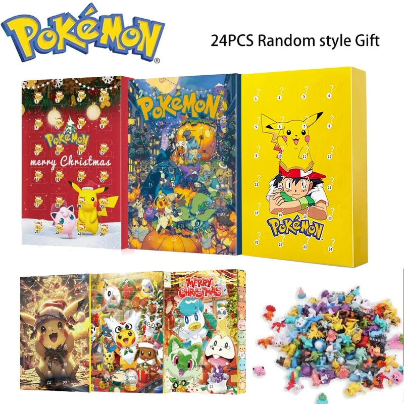 Bandai Calendrier de l’Avent Pokémon 24pcs – Figurines Pikachu & Amis