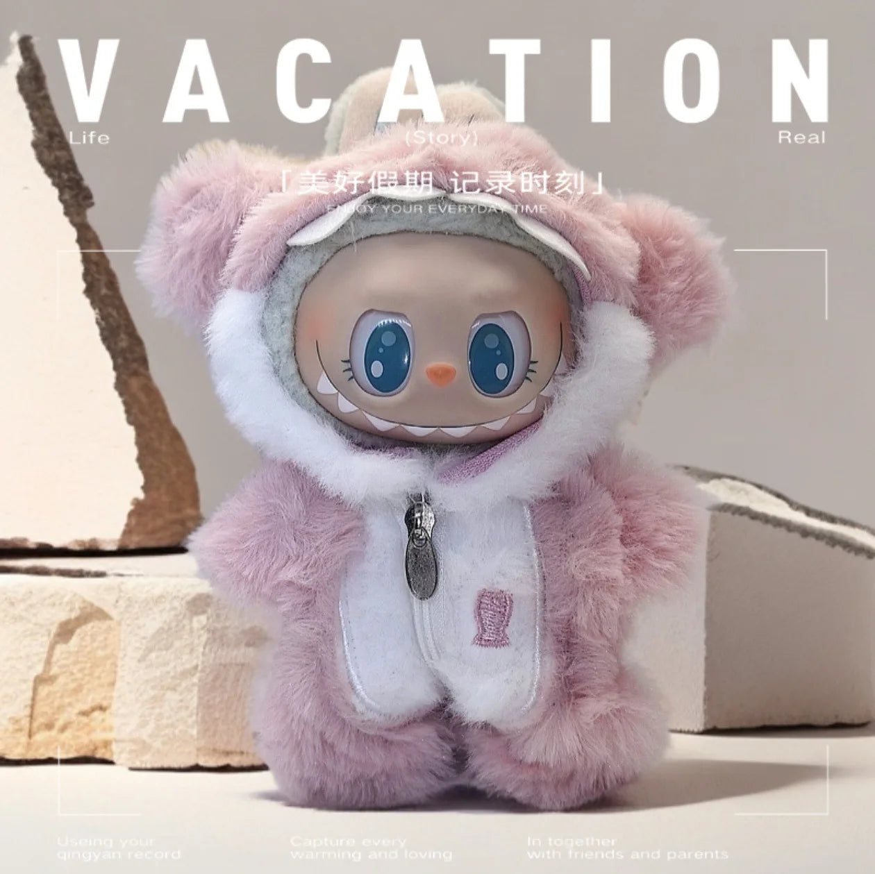 Labubu Vêtements de Poupées Peluche 15-17 cm Dinosaure Requin Abeille