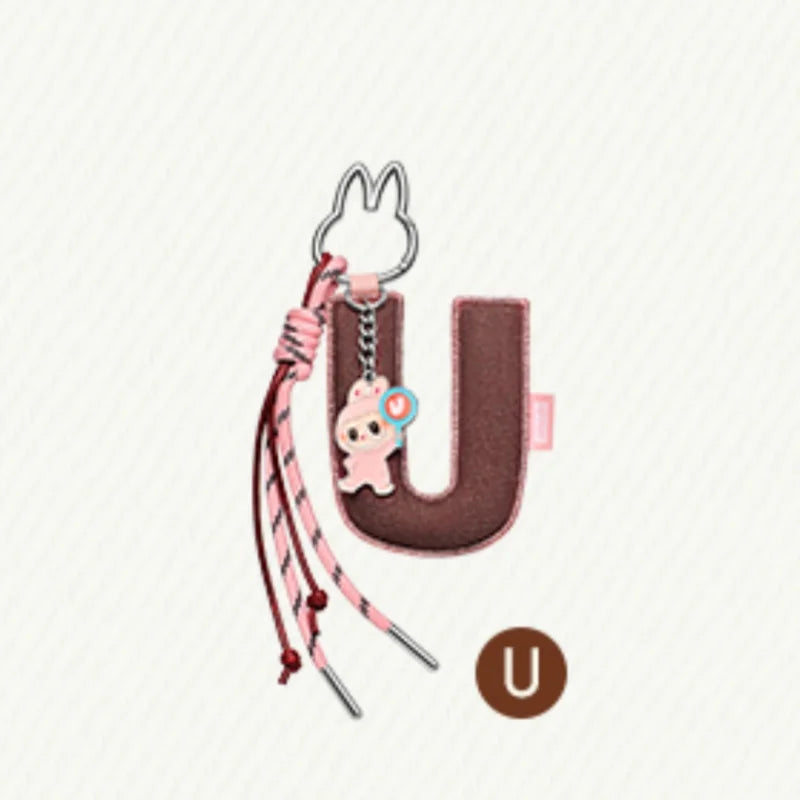 POPMART les monstres broche pour amour série lettre pendentif boîte aveugle devinez sac boîte mystère jouets poupée Anime Figure ornements cadeau