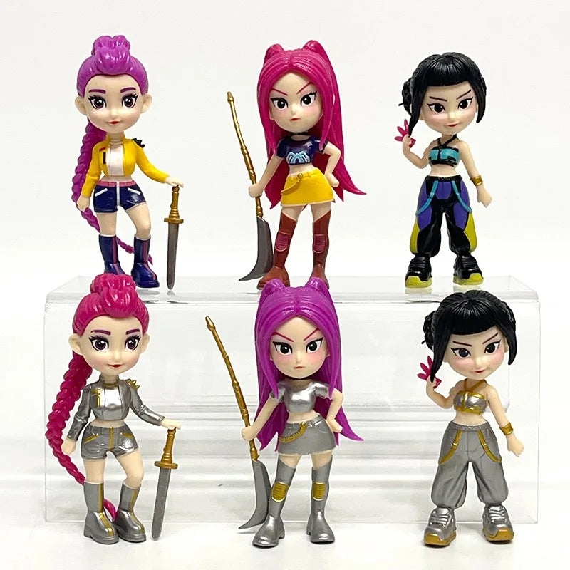 Kpop – figurines de chasseurs de démons en Pvc, Collection de statues, modèle Rumi Mira Zoey, boîte aveugle, jouets pour garçons et filles, cadeau de noël et d'anniversaire, nouveau