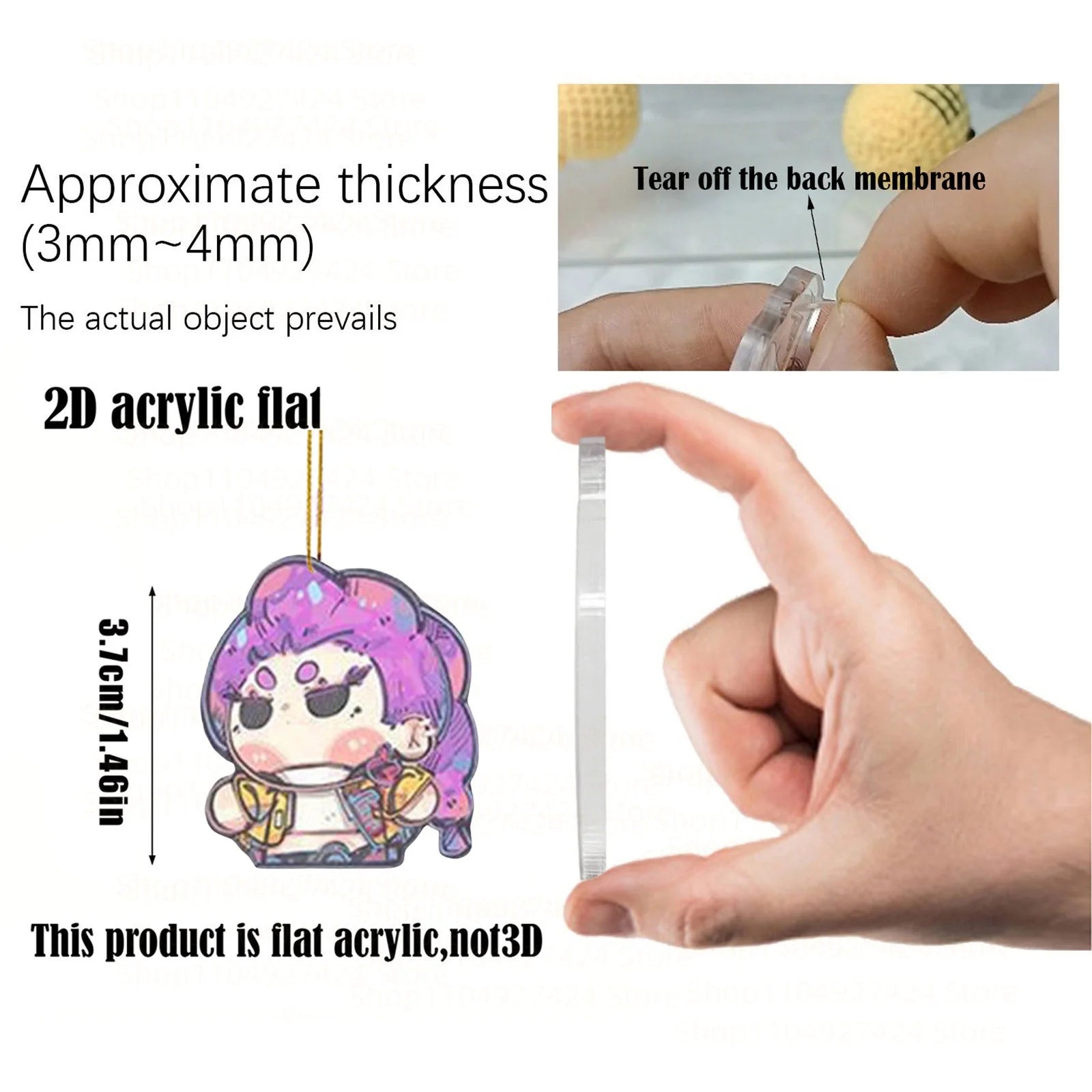 Demon Hunters Calendrier de l'Avent Acrylique Limitée by Mon Labubu