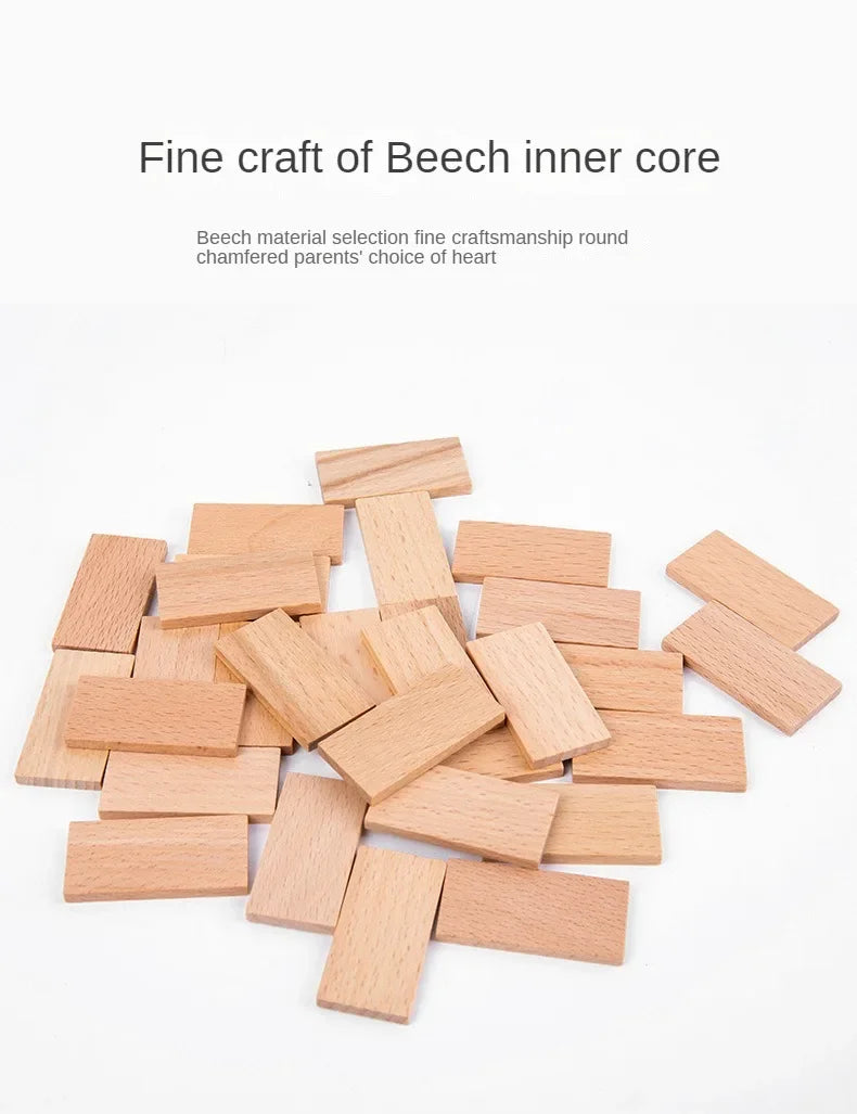 Jeu de Société Éducatif en Bois Montessori Édition Limitée Pour 2 À 4 Joueurs et Familles by Mon Labubu