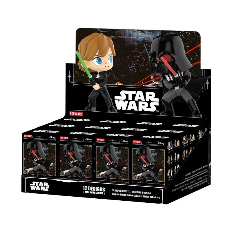 POP MART Star Wars série boîte aveugle devinez sac boîte mystère jouets poupée mignon Anime Figure ornements cadeau